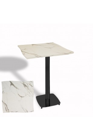 Dalgalı Kare Bistro Wermodin Masa 67x67 cm Tokyo Serisi (ESB)