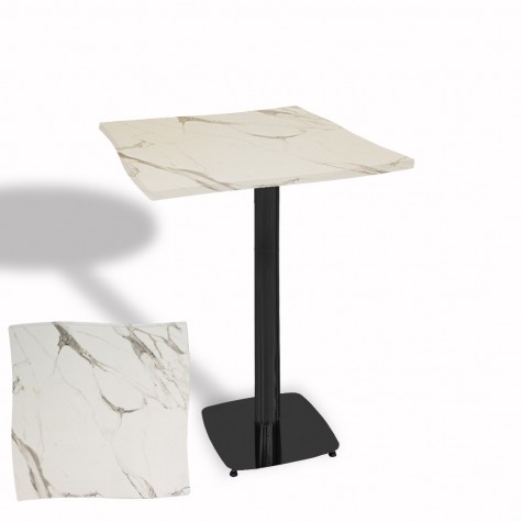 Dalgalı Kare Bistro Wermodin Masa 67x67 cm Tokyo Serisi (ESB)