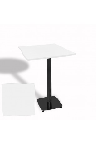 Dalgalı Kare Bistro Wermodin Masa 67x67 cm Tokyo Serisi (ESB)