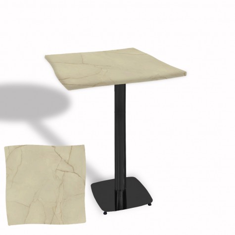 Dalgalı Kare Bistro Wermodin Masa 67x67 cm Tokyo Serisi (ESB)