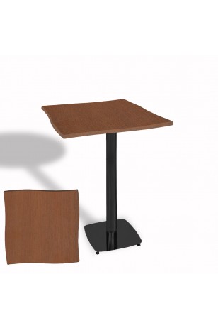 Dalgalı Kare Bistro Wermodin Masa 67x67 cm Tokyo Serisi (ESB)