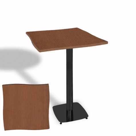 Dalgalı Kare Bistro Wermodin Masa 67x67 cm Tokyo Serisi (ESB)