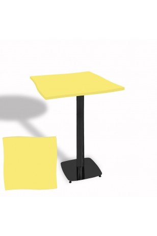 Dalgalı Kare Bistro Wermodin Masa 67x67 cm Tokyo Serisi (ESB)