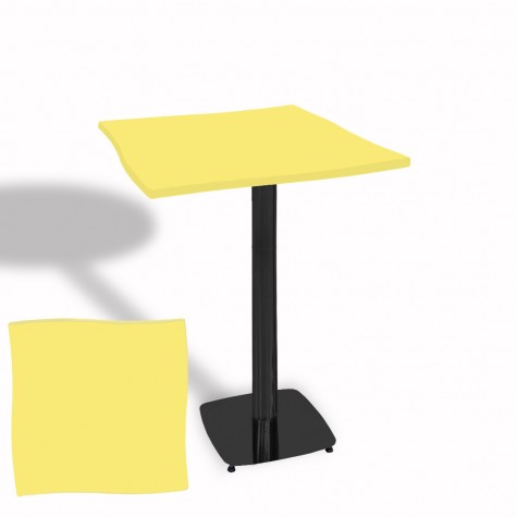 Dalgalı Kare Bistro Wermodin Masa 67x67 cm Tokyo Serisi (ESB)