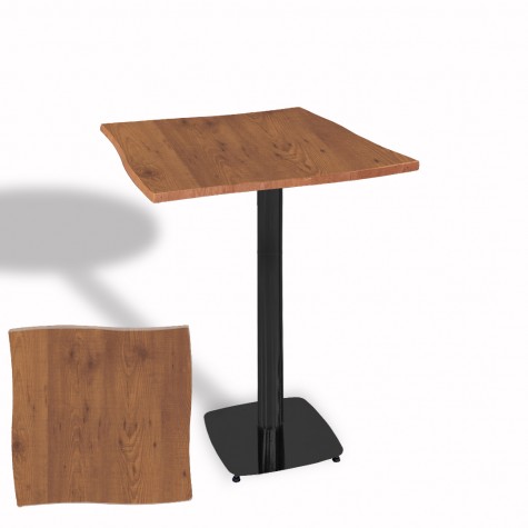Dalgalı Kare Bistro Wermodin Masa 67x67 cm Tokyo Serisi (ESB)