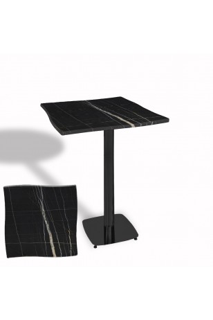 Dalgalı Kare Bistro Wermodin Masa 67x67 cm Tokyo Serisi (ESB)