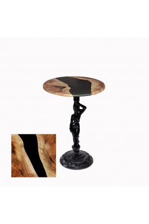 Bistro Döküm Ayak Çipa Angel Masa -  (Werzalit, Wermodin ve Allzalit Tabla 60 cm çap)