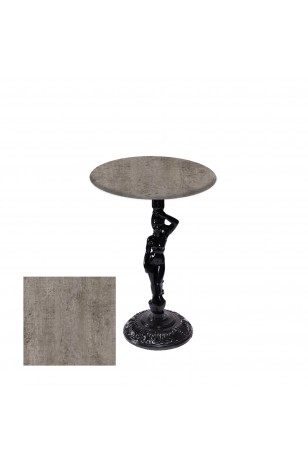 Bistro Döküm Ayak Çipa Angel Masa -  (Werzalit, Wermodin ve Allzalit Tabla 60 cm çap)