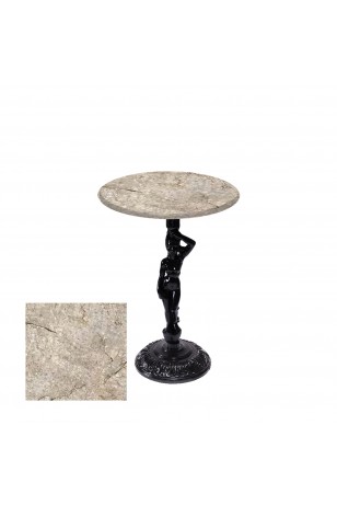 Bistro Döküm Ayak Çipa Angel Masa -  (Werzalit, Wermodin ve Allzalit Tabla 60 cm çap)