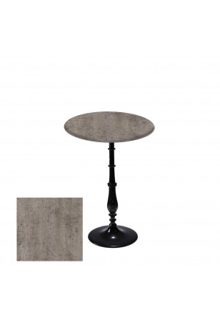 Bistro Döküm Ayak Çipa-6006 Masa -  (Werzalit, Wermodin ve Allzalit Tabla 60 cm çap)