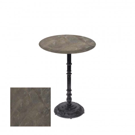 Bistro Döküm Ayak Çipa-6075 Masa -  (Werzalit, Wermodin ve Allzalit Tabla 60 cm çap)