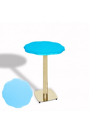 Papatya Bistro Wermodin Masa Yuvarlak 67 cm (Gold)