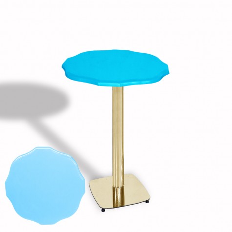 Papatya Bistro Wermodin Masa Yuvarlak 67 cm (Gold)