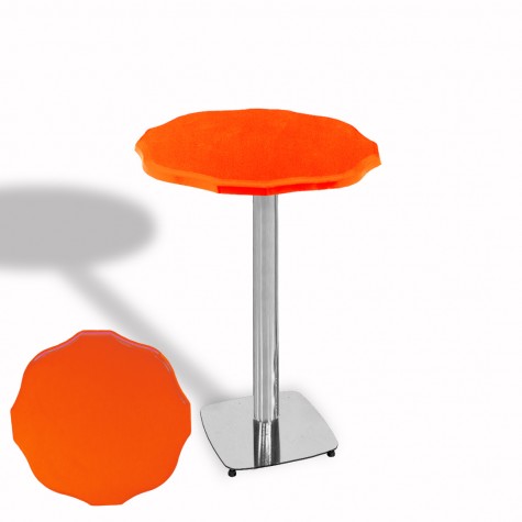 Papatya Bistro Wermodin Masa Yuvarlak 67 cm (Kromnikel)