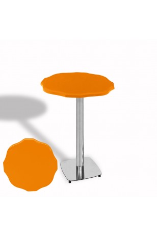 Papatya Bistro Wermodin Masa Yuvarlak 67 cm (Kromnikel)