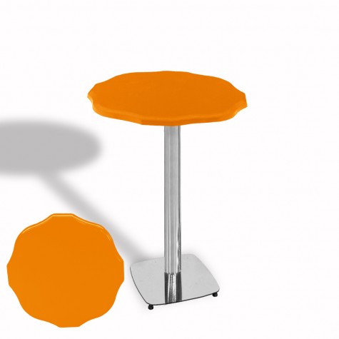 Papatya Bistro Wermodin Masa Yuvarlak 67 cm (Kromnikel)
