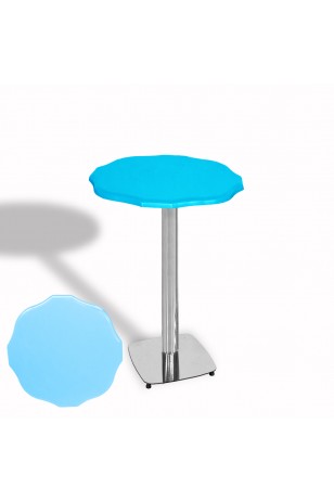 Papatya Bistro Wermodin Masa Yuvarlak 67 cm (Kromnikel)