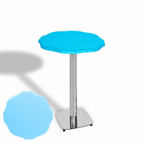 Papatya Bistro Wermodin Masa Yuvarlak 67 cm (Kromnikel)