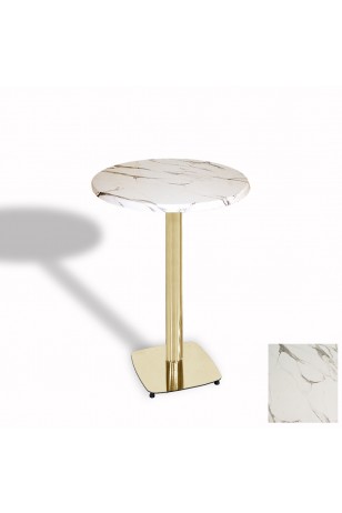 Tokyo Bistro Werzalit Masa Yuvarlak 70 cm (Gold)