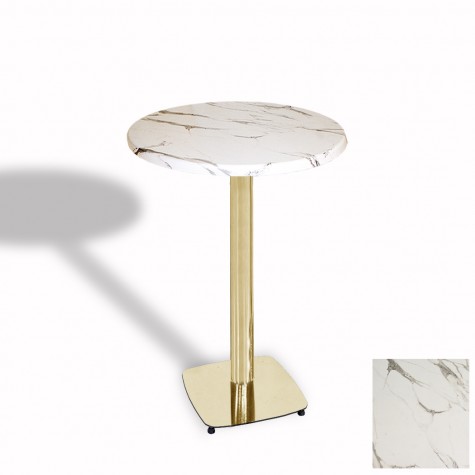 Tokyo Bistro Werzalit Masa Yuvarlak 70 cm (Gold)