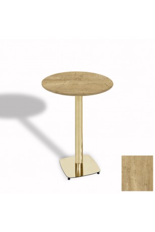 Tokyo Bistro Werzalit Masa Yuvarlak 70 cm (Gold)
