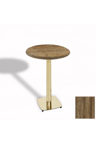 Tokyo Bistro Werzalit Masa Yuvarlak 70 cm (Gold)