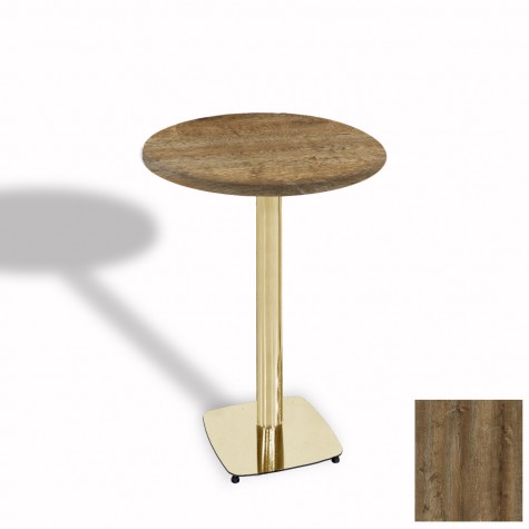 Tokyo Bistro Werzalit Masa Yuvarlak 70 cm (Gold)