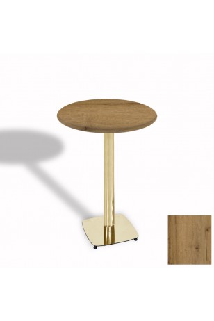 Tokyo Bistro Werzalit Masa Yuvarlak 70 cm (Gold)