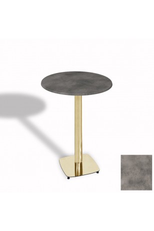 Tokyo Bistro Werzalit Masa Yuvarlak 70 cm (Gold)