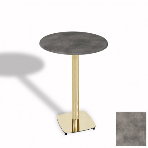 Tokyo Bistro Werzalit Masa Yuvarlak 70 cm (Gold)