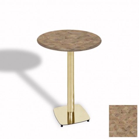 Tokyo Bistro Werzalit Masa Yuvarlak 70 cm (Gold)