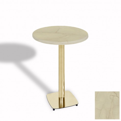 Tokyo Bistro Werzalit Masa Yuvarlak 70 cm (Gold)