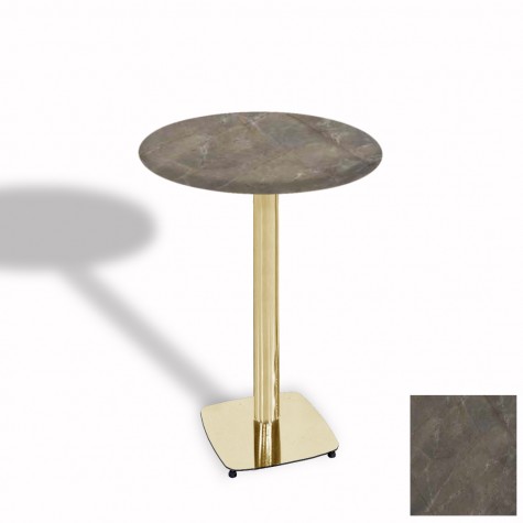 Tokyo Bistro Werzalit Masa Yuvarlak 70 cm (Gold)