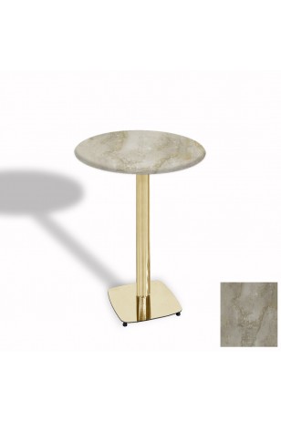 Tokyo Bistro Werzalit Masa Yuvarlak 70 cm (Gold)