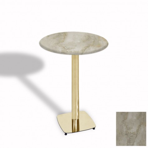 Tokyo Bistro Werzalit Masa Yuvarlak 70 cm (Gold)