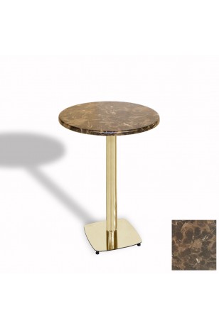 Tokyo Bistro Werzalit Masa Yuvarlak 70 cm (Gold)