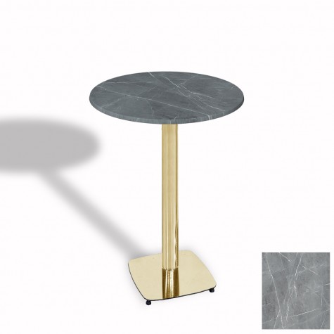 Tokyo Bistro Werzalit Masa Yuvarlak 70 cm (Gold)