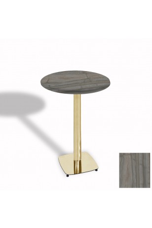 Tokyo Bistro Werzalit Masa Yuvarlak 70 cm (Gold)