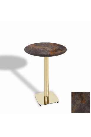 Tokyo Bistro Werzalit Masa Yuvarlak 70 cm (Gold)