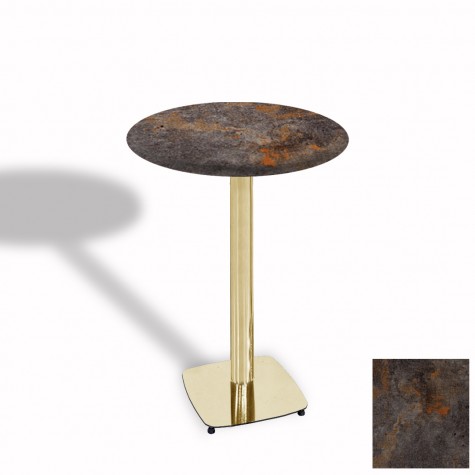 Tokyo Bistro Werzalit Masa Yuvarlak 70 cm (Gold)