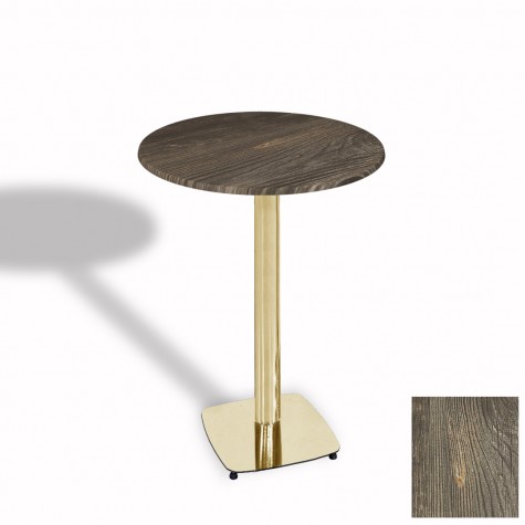 Tokyo Bistro Werzalit Masa Yuvarlak 60 cm (Gold)
