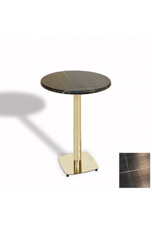 Tokyo Bistro Werzalit Masa Yuvarlak 60 cm (Gold)