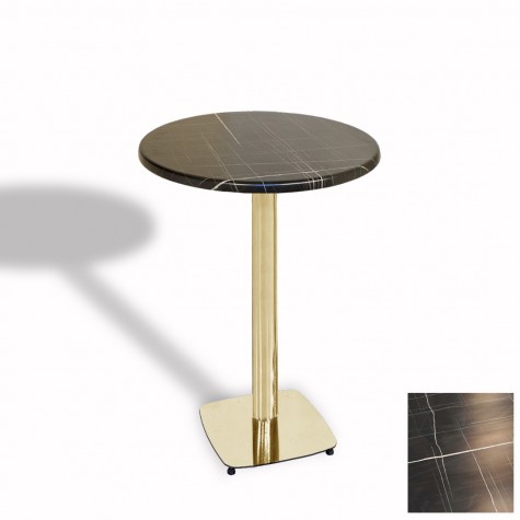 Tokyo Bistro Werzalit Masa Yuvarlak 60 cm (Gold)