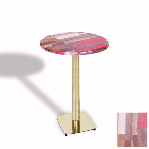 Tokyo Bistro Werzalit Masa Yuvarlak 60 cm (Gold)