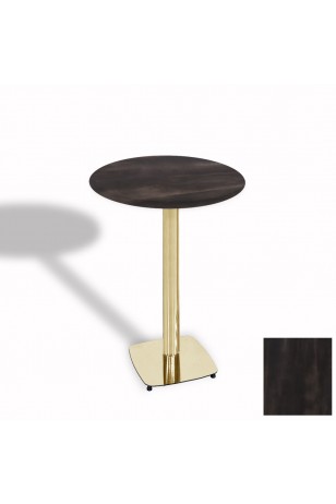 Tokyo Bistro Werzalit Masa Yuvarlak 60 cm (Gold)