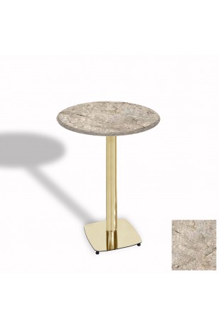 Tokyo Bistro Werzalit Masa Yuvarlak 60 cm (Gold)