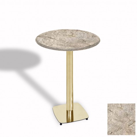 Tokyo Bistro Werzalit Masa Yuvarlak 60 cm (Gold)
