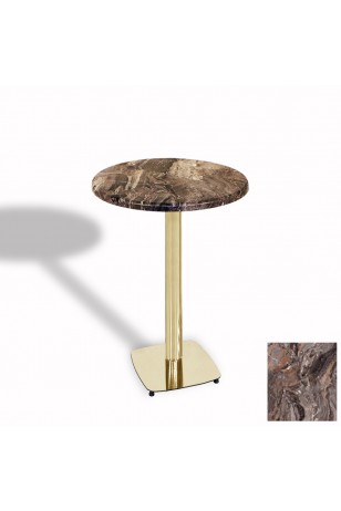Tokyo Bistro Werzalit Masa Yuvarlak 60 cm (Gold)