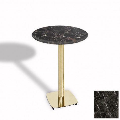 Tokyo Bistro Werzalit Masa Yuvarlak 60 cm (Gold)