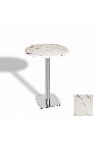 Tokyo Bistro Werzalit Masa Yuvarlak 70 cm (Kromnikel)